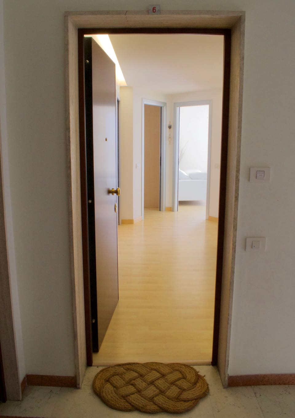 Interior entrance