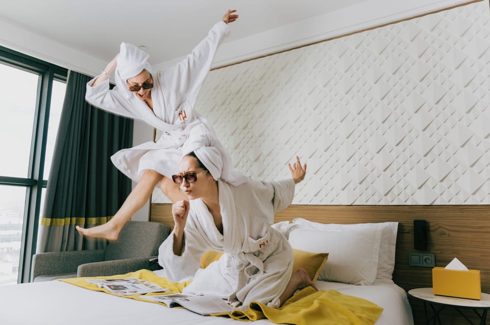 Down comforters, Select Comfort beds, minibar, in-room safe