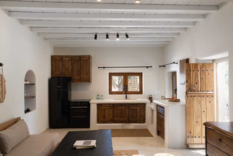 Kalafatis Junior Apartment with Private Pool  | Living area