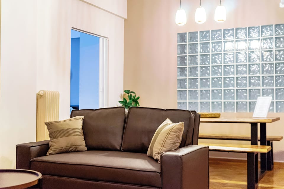 Family Apartment With Balcony | Living area | Flat-screen TV