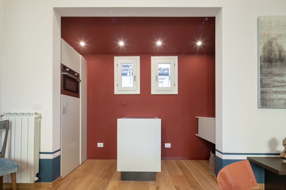 Romantic Apartment, 2 Bedrooms | Private kitchen | Full-size fridge, oven, stovetop, espresso maker