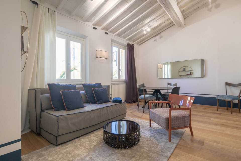 Romantic Apartment, 2 Bedrooms | Living area | Flat-screen TV