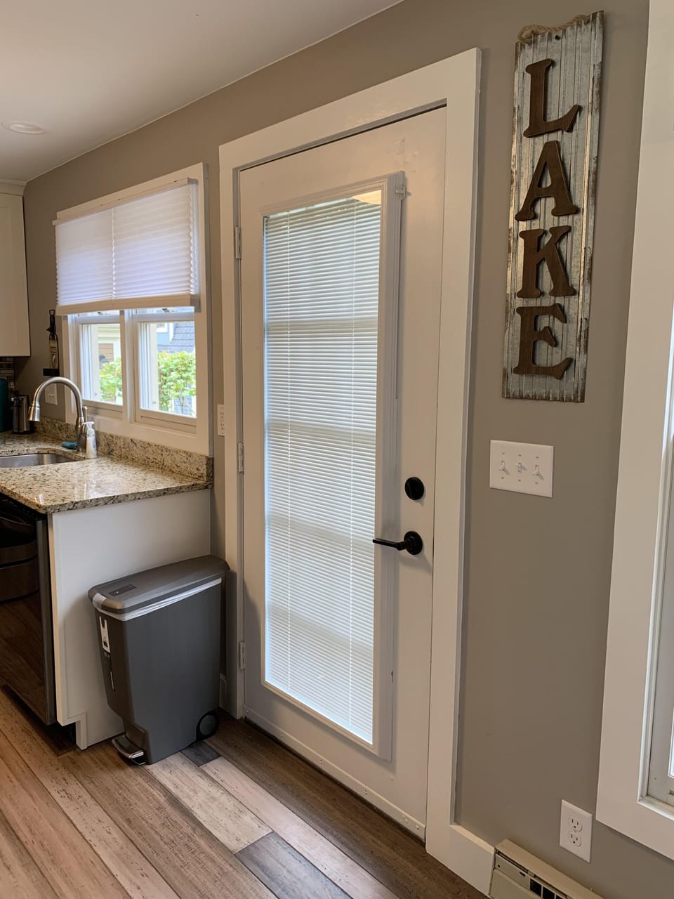 Back door to deck