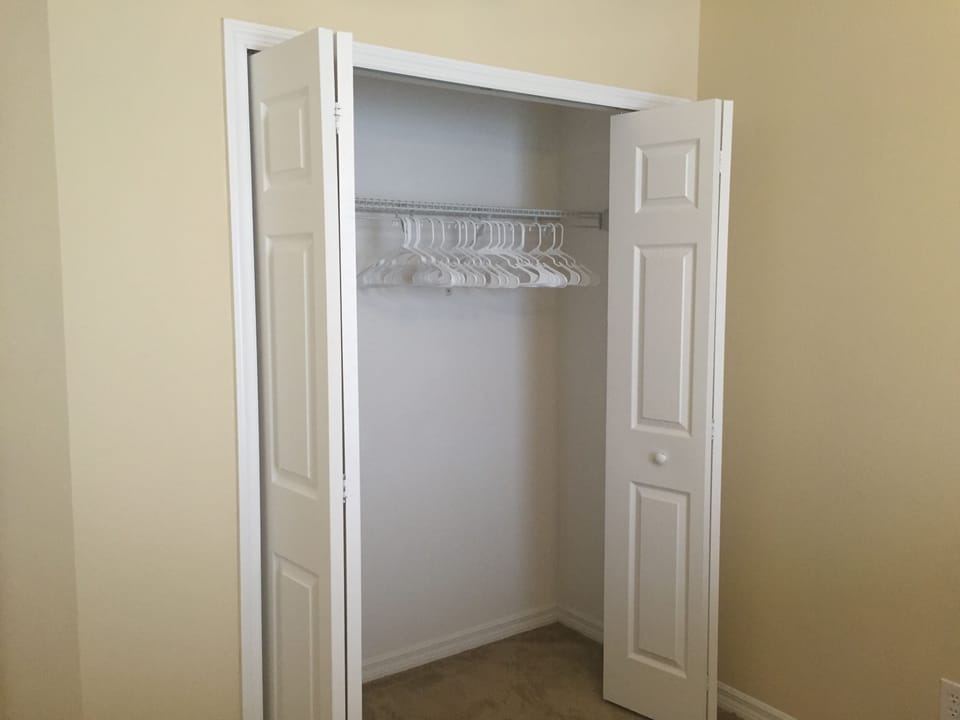 closets in each guest room