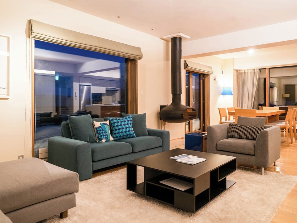 Kita Kitsune | Living area | 42-inch flat-screen TV with satellite channels, TV, DVD player