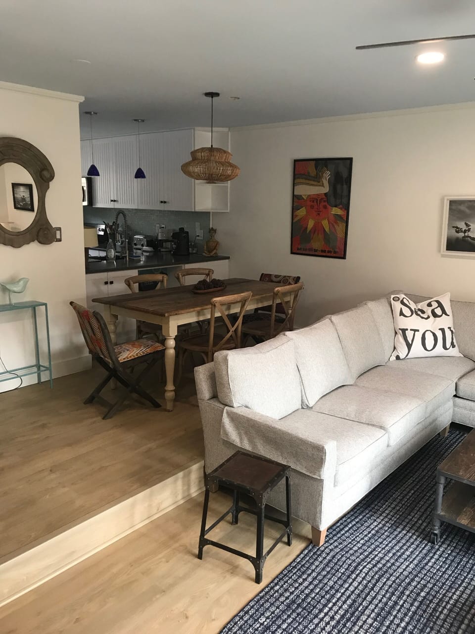 dining and living room