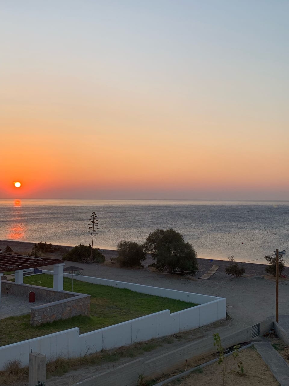 Sunrise from the house