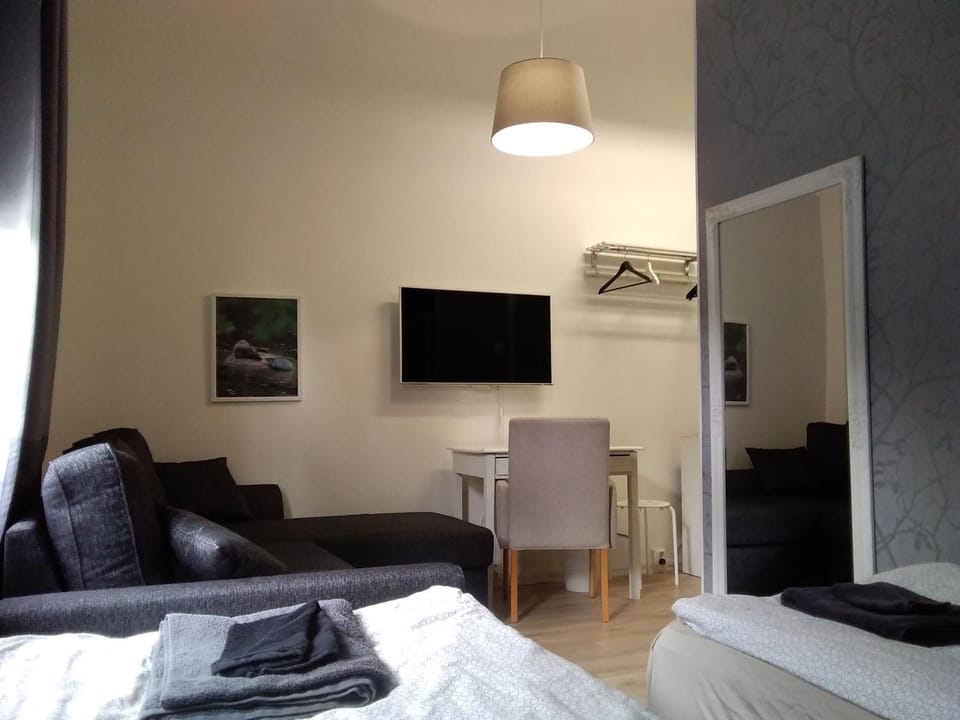 Desk, blackout drapes, iron/ironing board, free WiFi