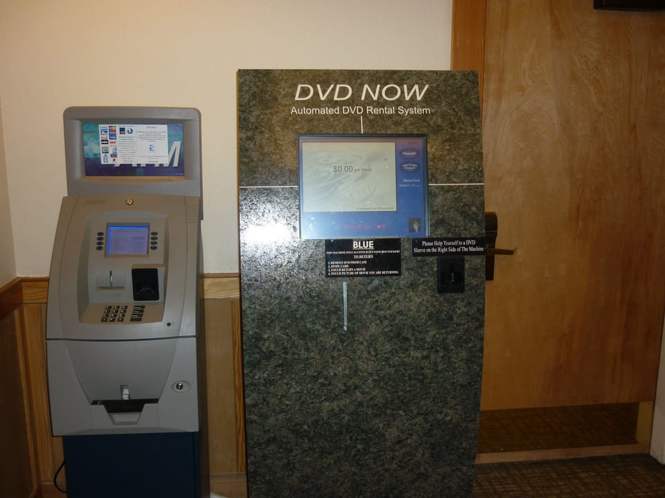 ATM and DVD rental kiosk on premise at resort for your convenience and enjoyment
