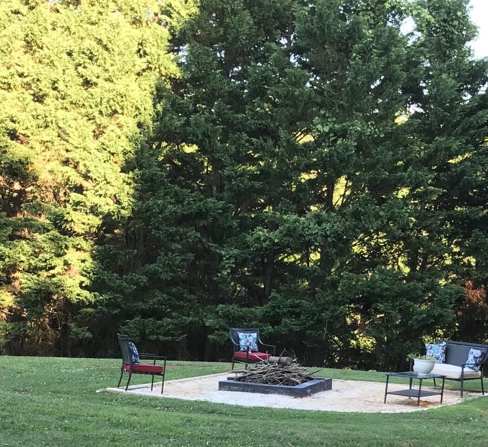 Fire pit area