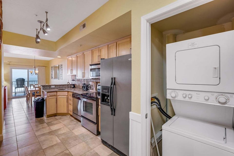 Washer Dryer and Kitchen