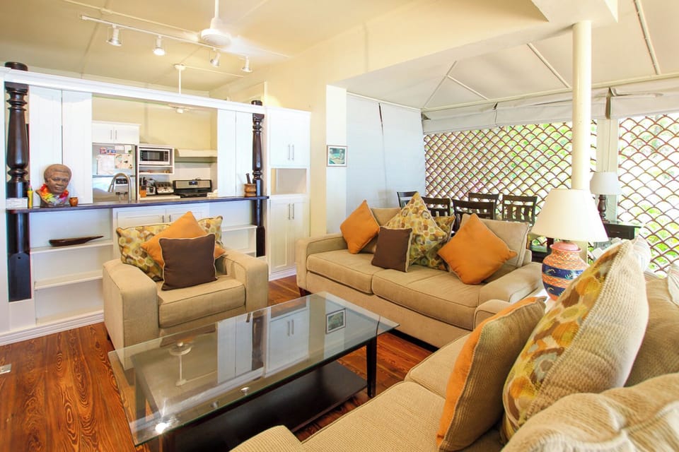 Kick back and relax when you're not outside enjoying the beach