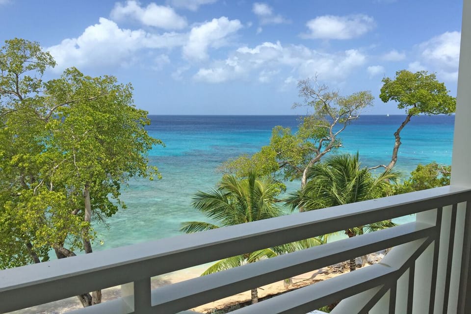 Stunning ocean blues from your private patio
