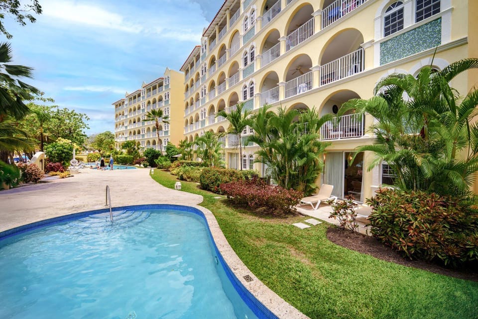Enhancing the experience are two swimming pools
