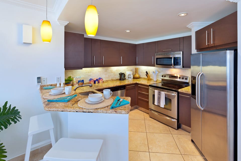 Sapphire Beach 307 - Fully outfitted kitchen has all you'll need while on holiday