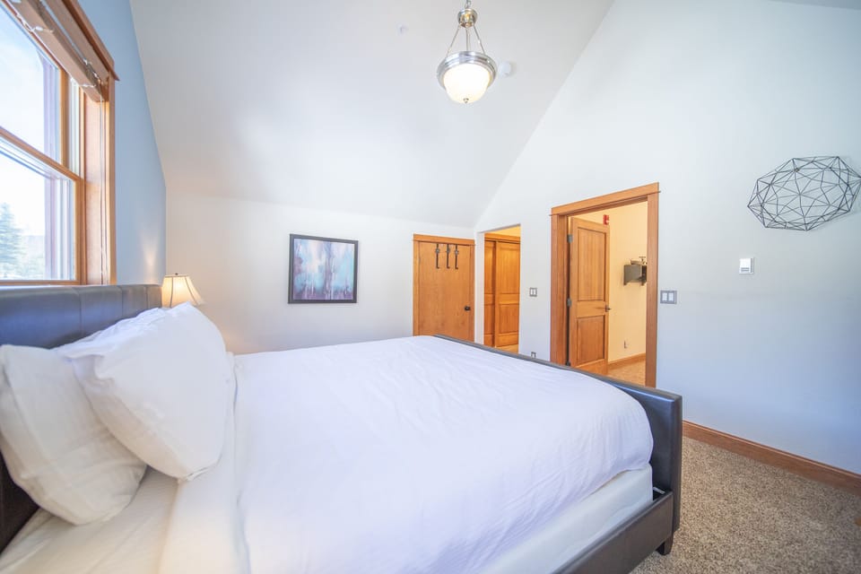 Vaulted ceiling in Master bedroom