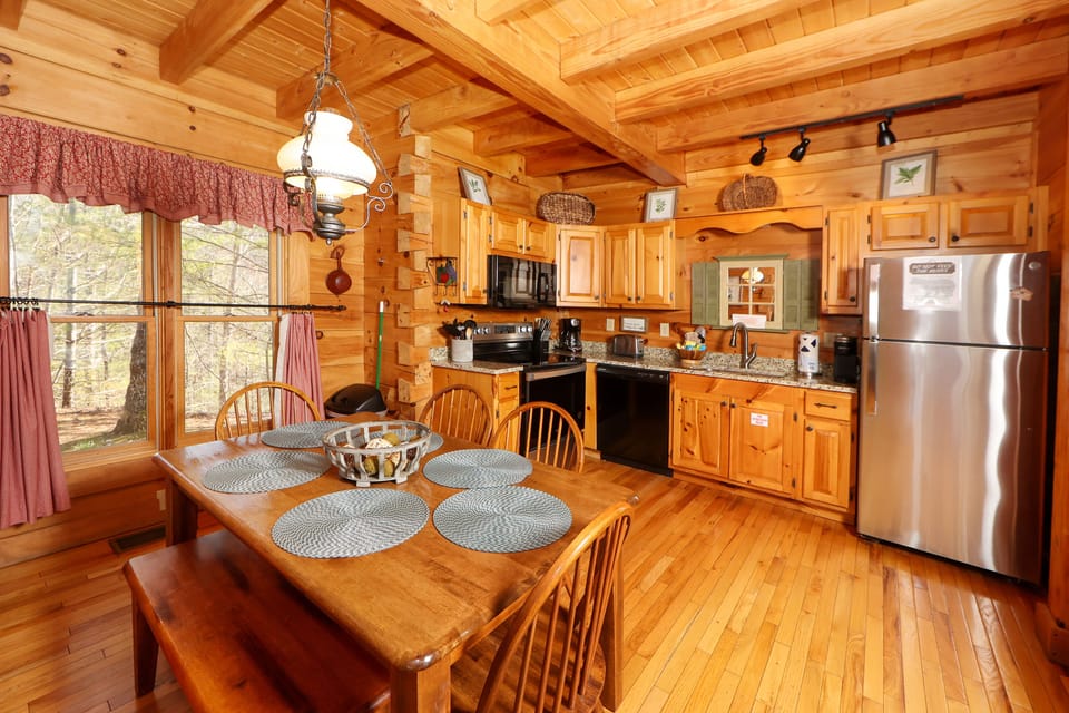 Fully Equipped Kitchen and Dining Area