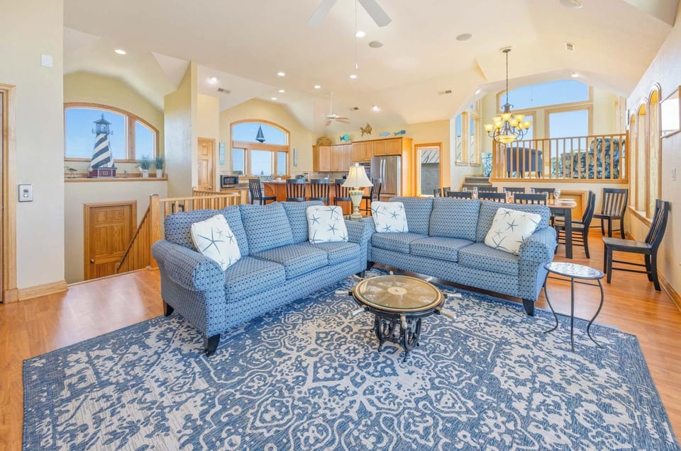 Surf or Sound Realty - 655 - Sunset Watch - Great Room -6