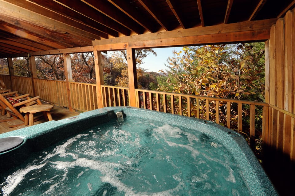 Hot Tub overlooking View