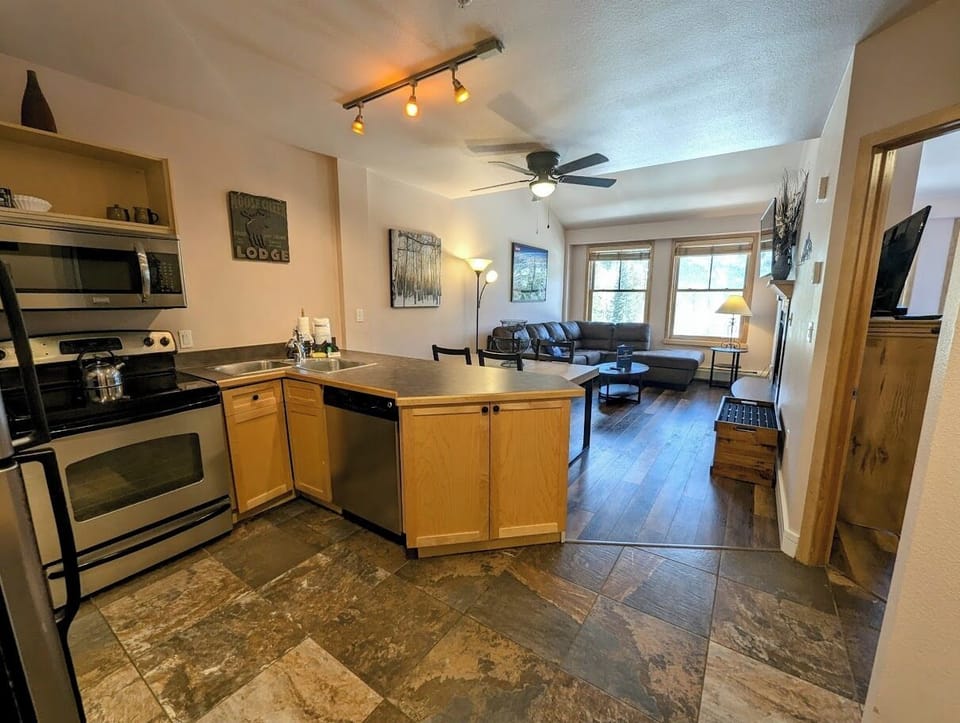 Spacious open layout