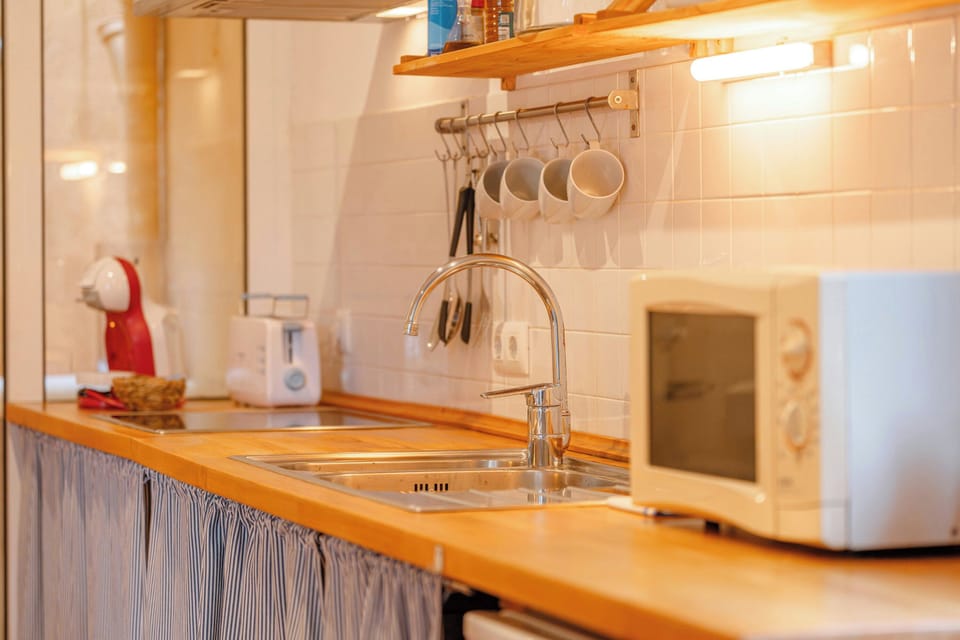 A well-equipped space with everything you need to begin your day.