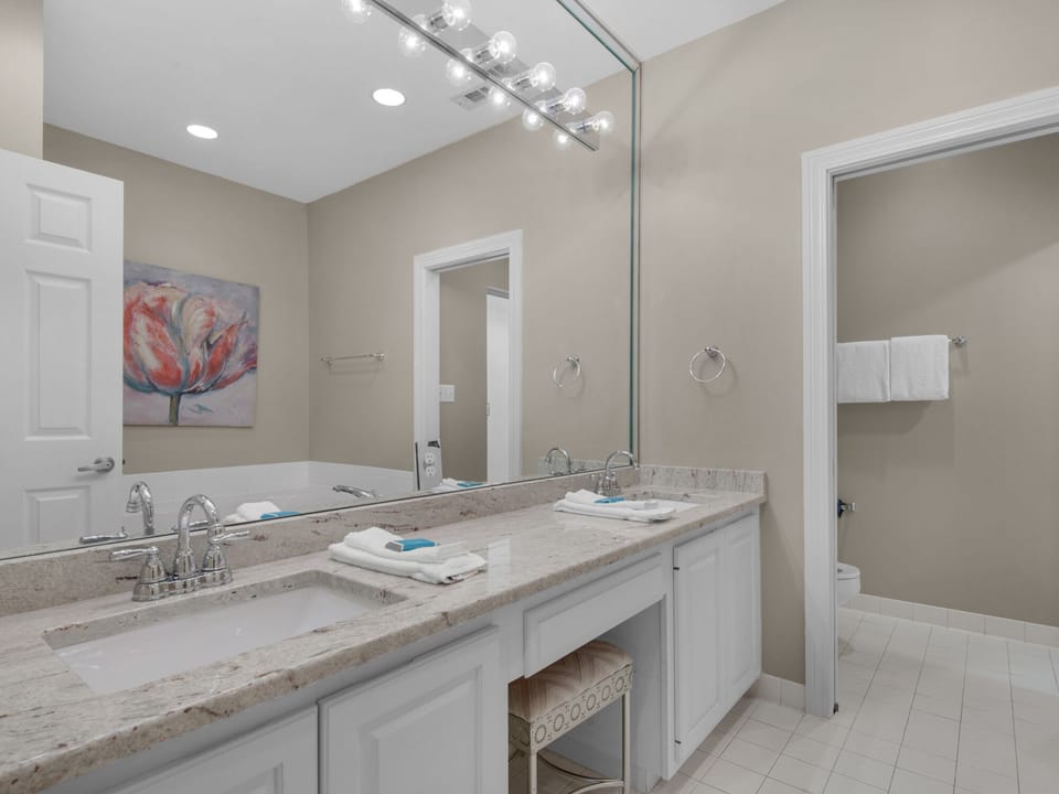 Bathroom 1 with Double Vanities