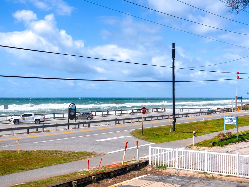 Balcony view of Gulf