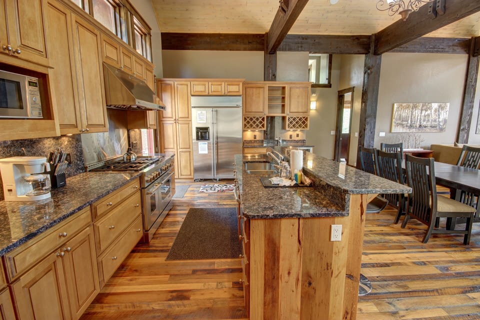 Kitchen with modern appliances