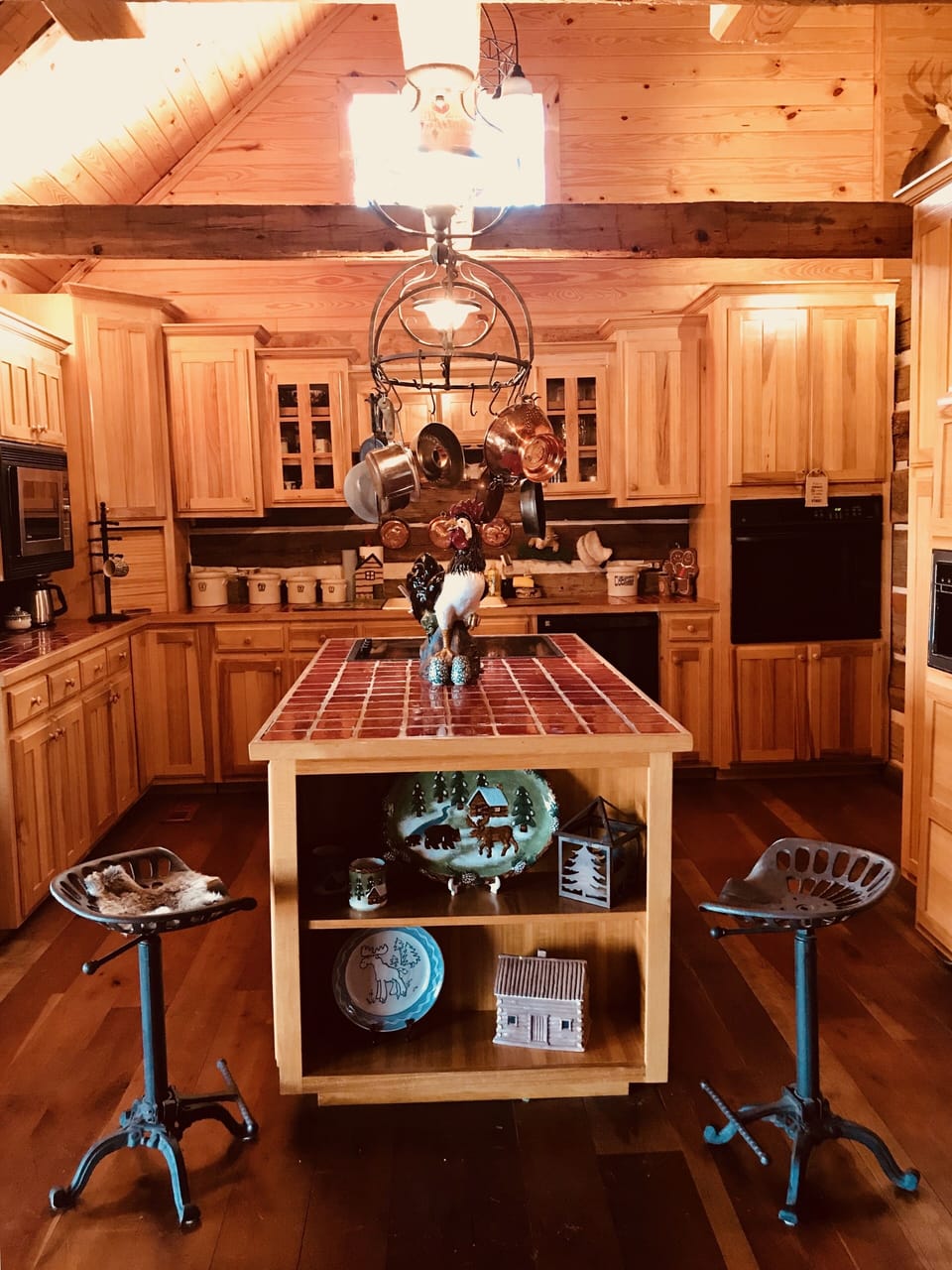 Large chef kitchen