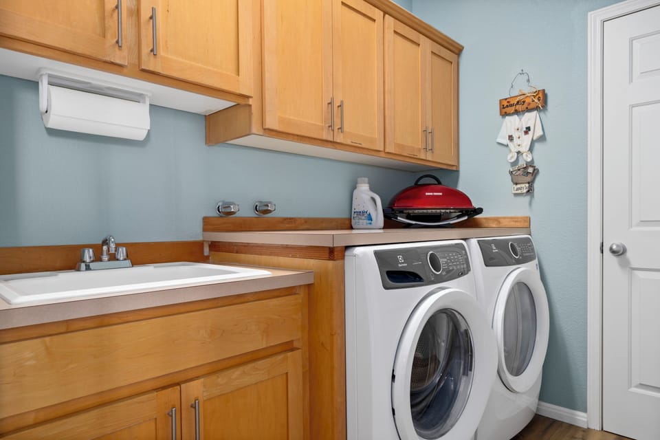 Washer and dryer