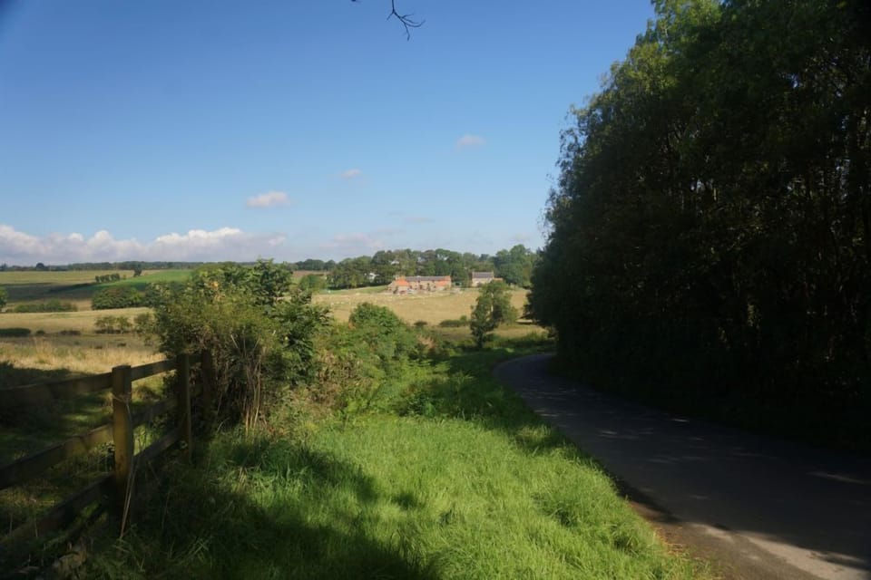 Driving down to Rawcliffe House Farm
