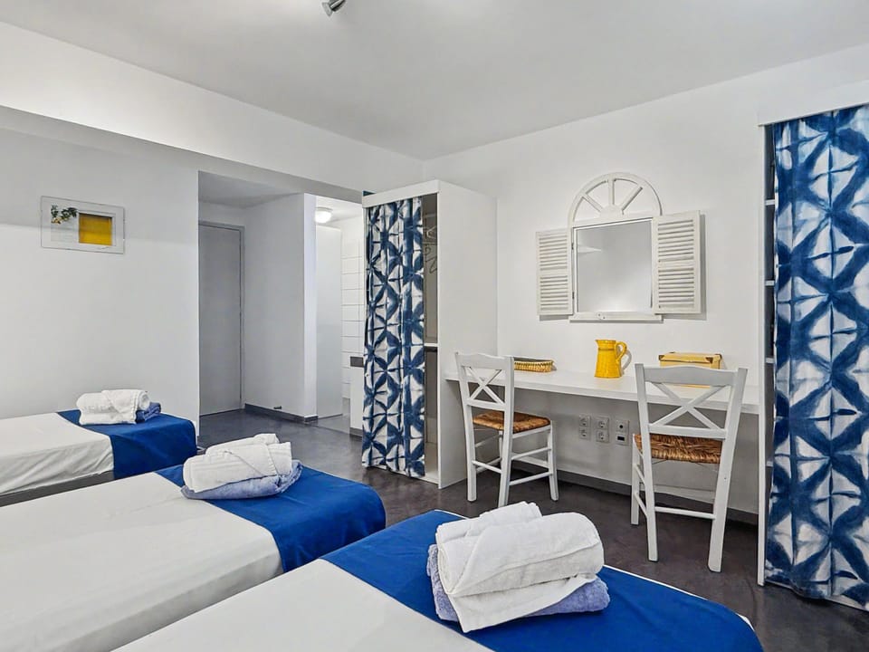 Three thoughtfully prepared beds for restful nights after sunlit adventures.