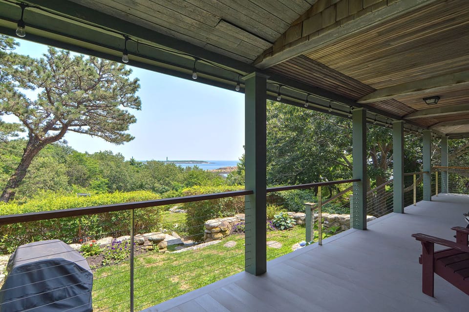 Water views from the porch.