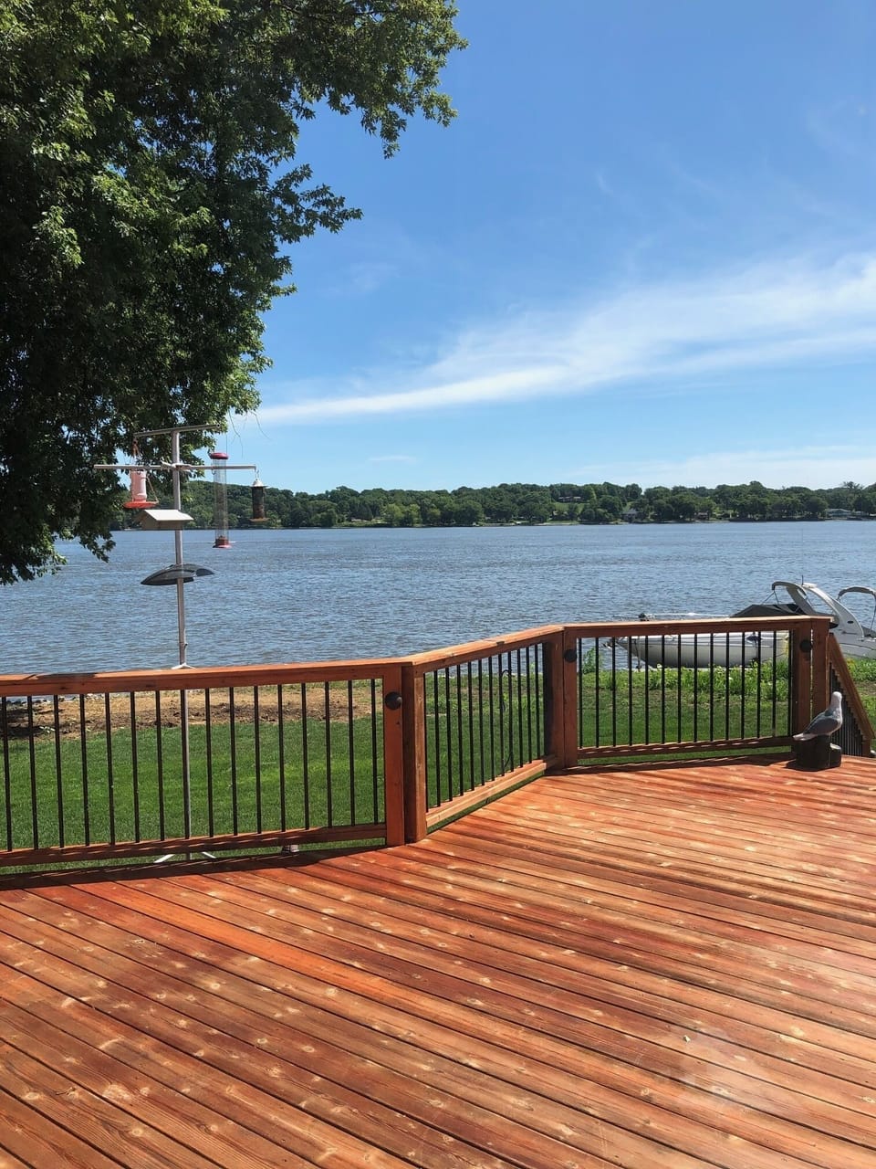 Back yard view.  New deck photo coming soon