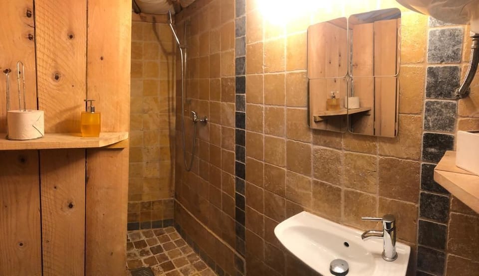 Deluxe Room, Hot Tub (Les 5 éléments) | Bathroom shower