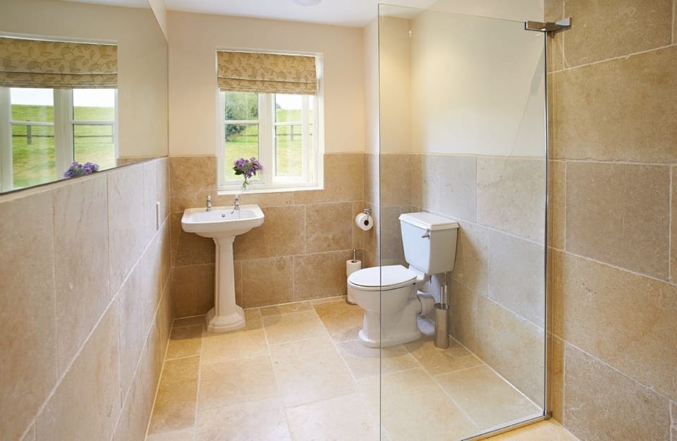 Ground floor:  Large wet room