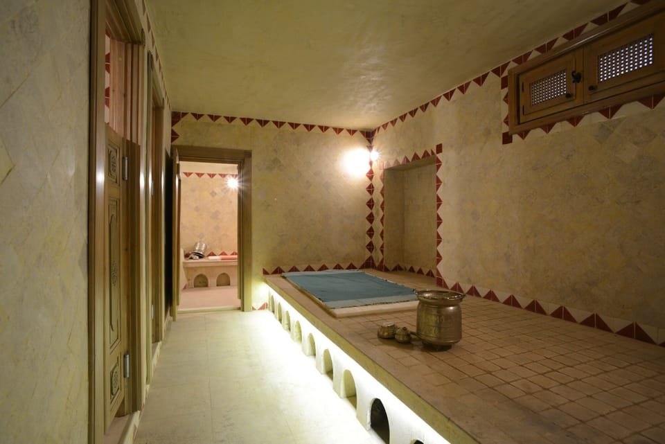 Steam room, massages