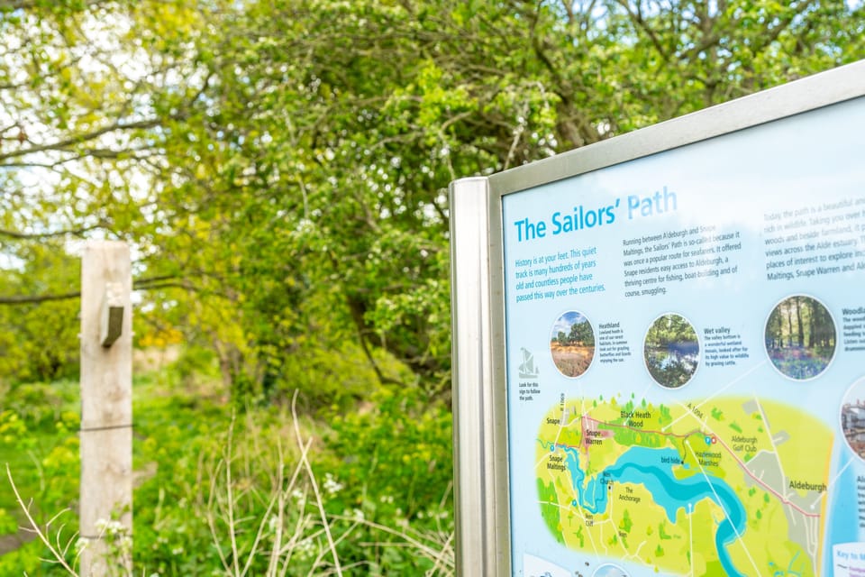 Marsh Lodge, Aldeburgh: Sailors' Path, a beautiful walk