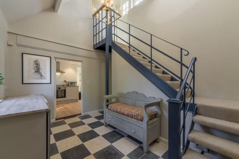 River View on the first floor shares an entrance hall with Marsh View on the ground floor
