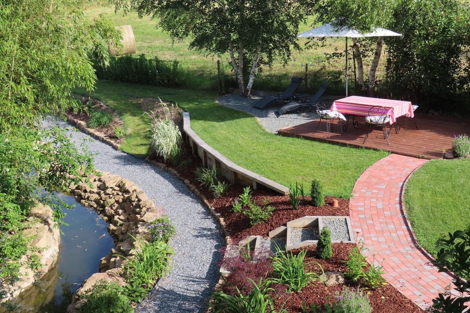 View on to your private garden