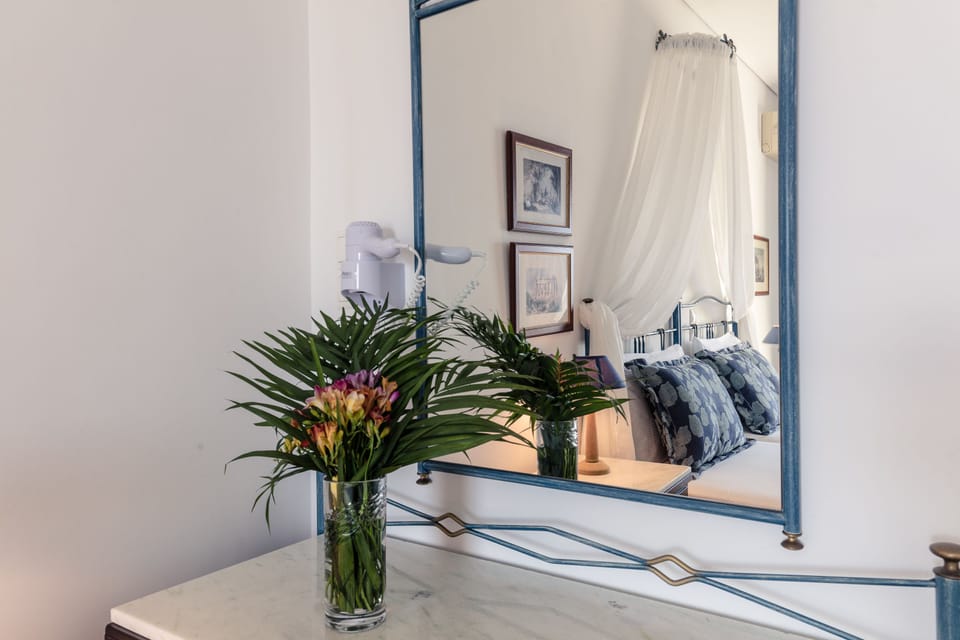 Standard Double Room, Partial Sea View | Premium bedding, minibar, blackout drapes, soundproofing