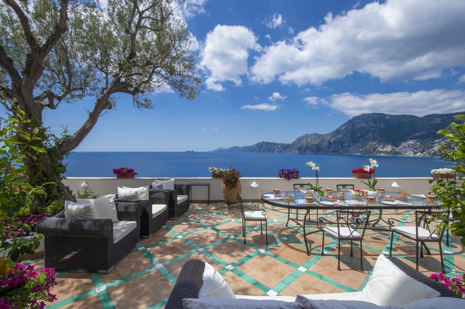 Beautiful terrace located just outside of the living area