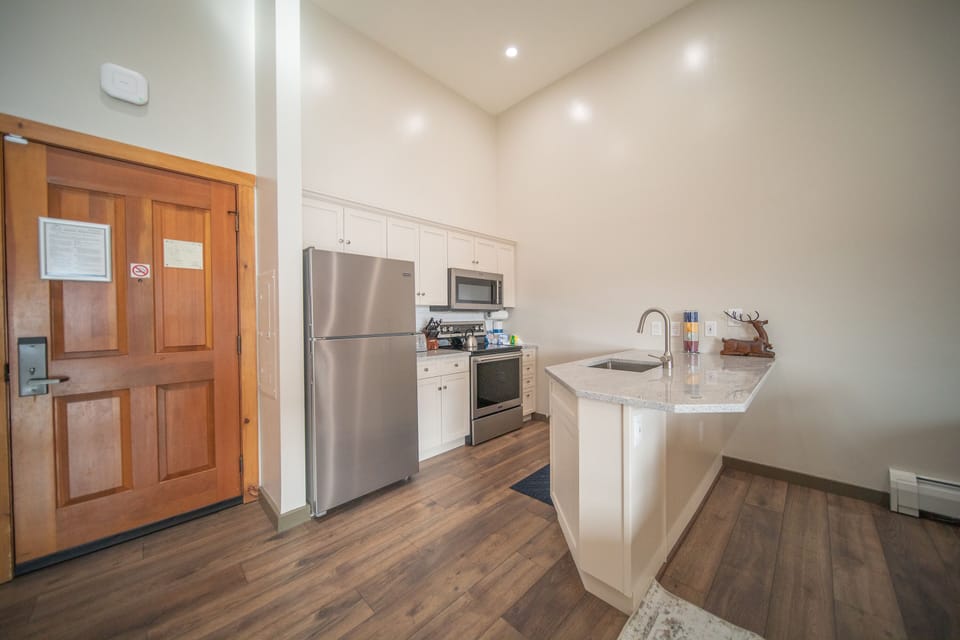 Kitchen and entryway