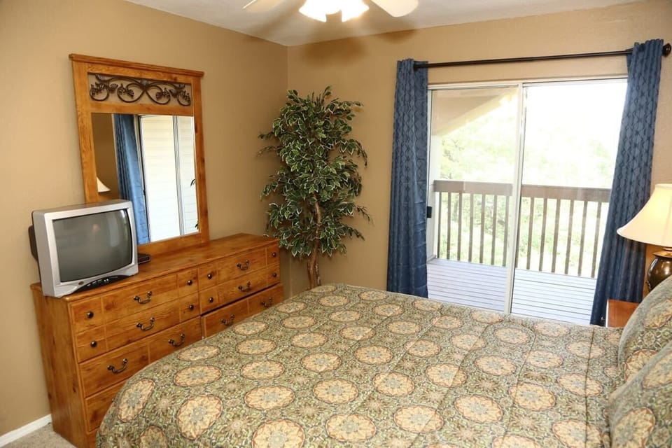 Master bedroom has access to the balcony.