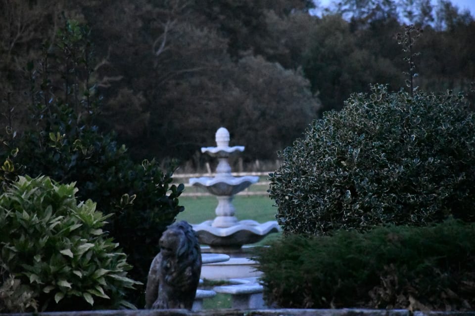 Fountain in the gardens of Inch