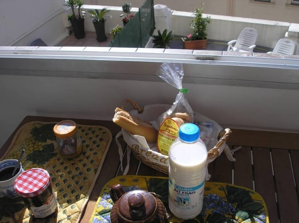 have a nice breakfast in the sunny veranda