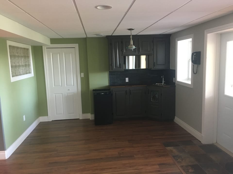 Downstairs bar area