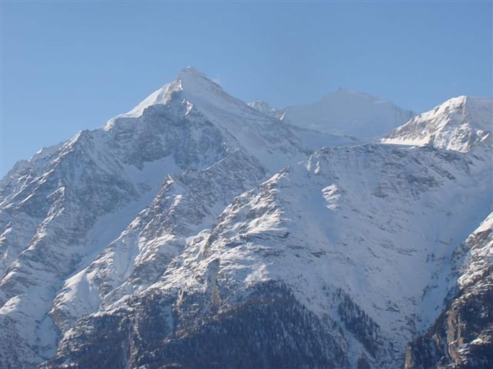 View in winter, balcony