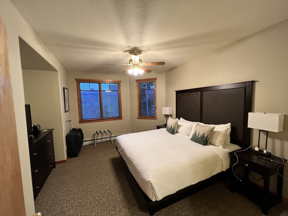 Master Bedroom with King size bed