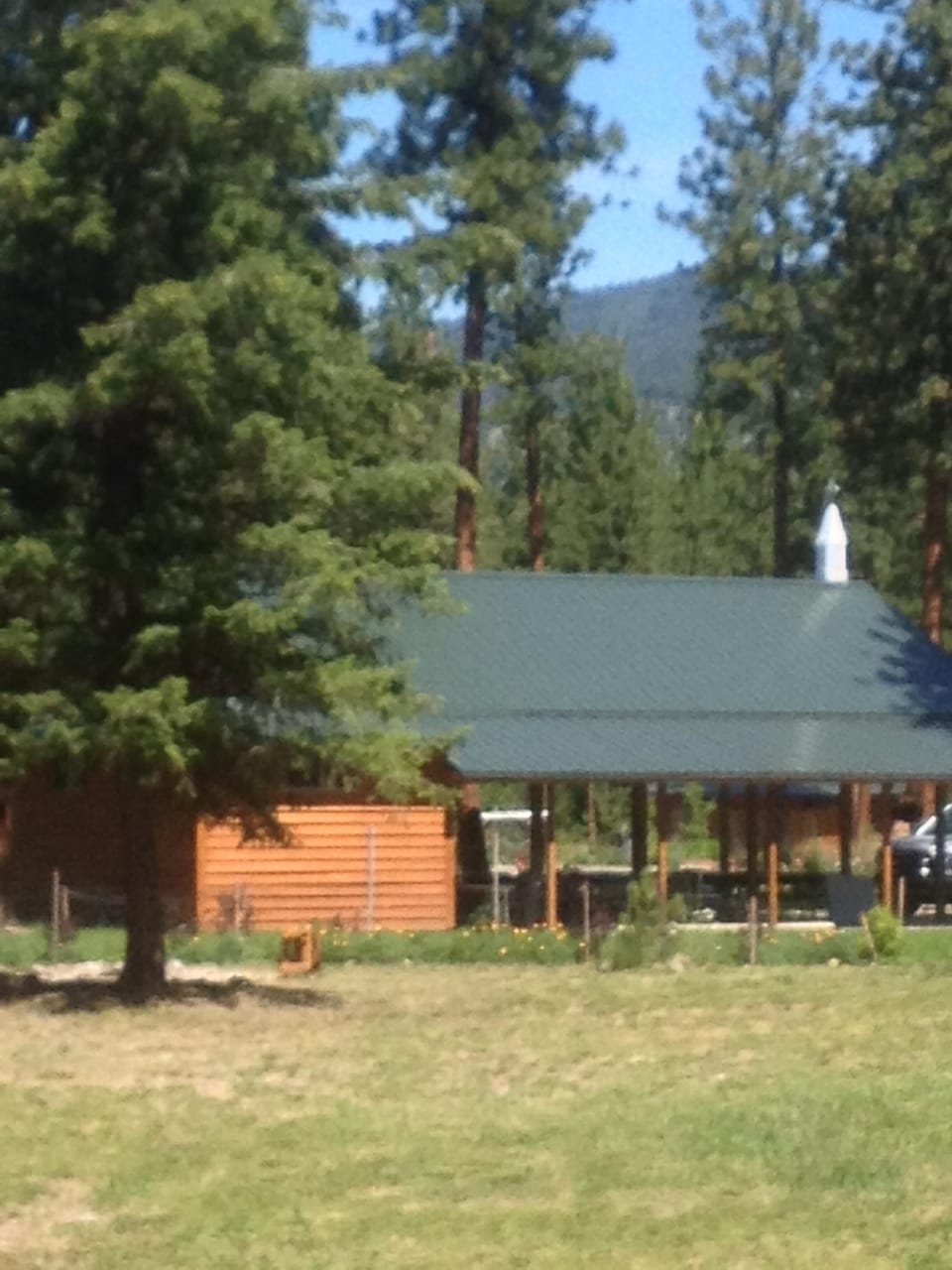 Large covered pavilion provided for guests enjoyment, pleasure and weddings t00